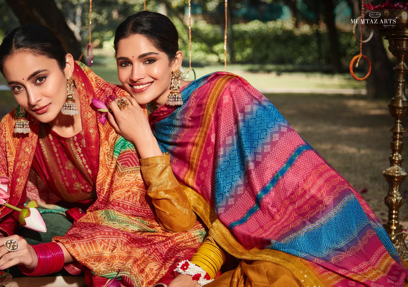 Mumtaz Utsav Dola Viscose Dola With Fancy Work Stylish Designer Festive Wear Fancy Look Salwar Kameez