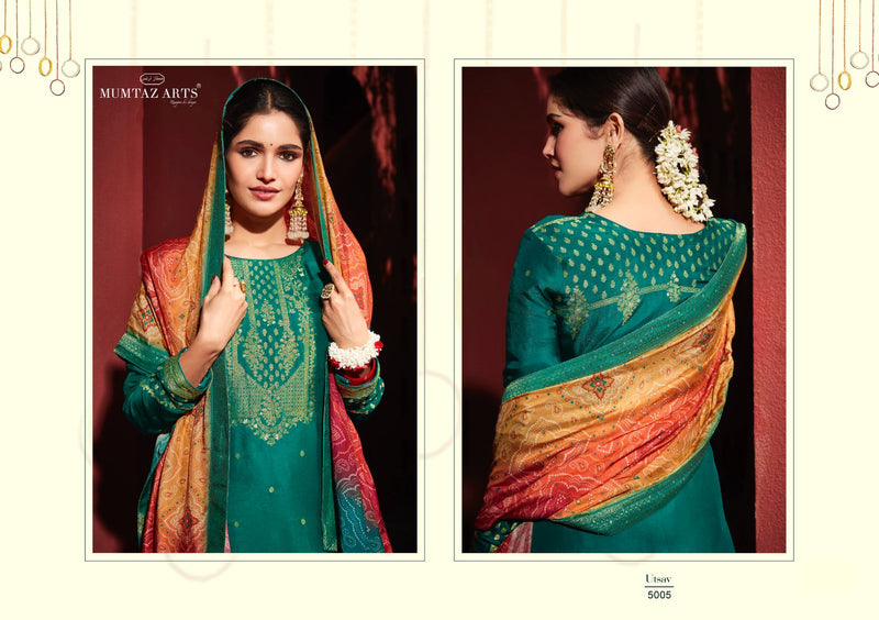 Mumtaz Utsav Dola Viscose Dola With Fancy Work Stylish Designer Festive Wear Fancy Look Salwar Kameez