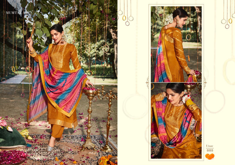 Mumtaz Utsav Dola Viscose Dola With Fancy Work Stylish Designer Festive Wear Fancy Look Salwar Kameez