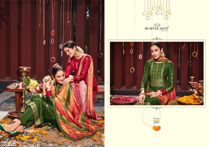 Mumtaz Utsav Dola Viscose Dola With Fancy Work Stylish Designer Festive Wear Fancy Look Salwar Kameez