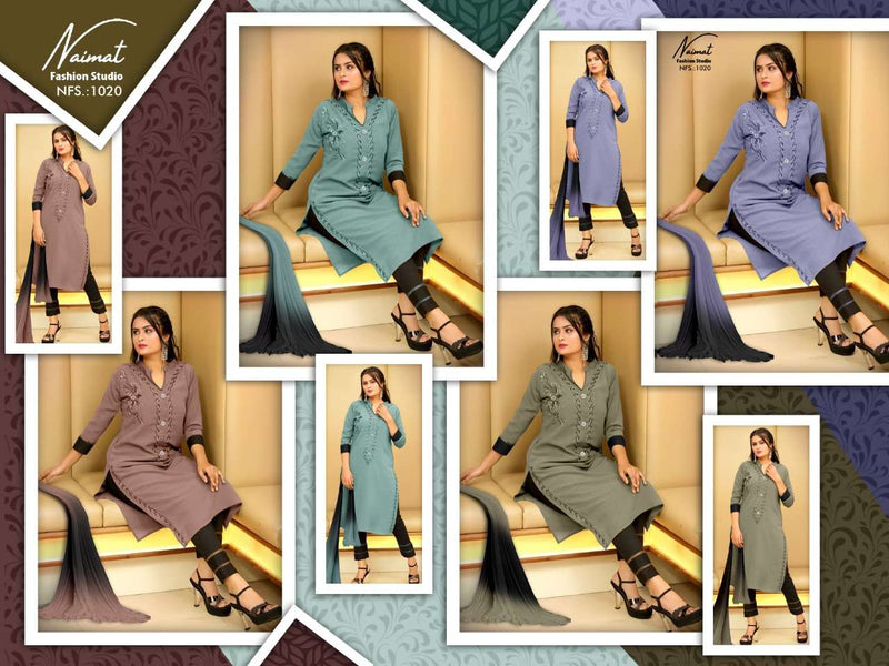 Naimat fashion Studio Dno 1020 Georgette Stylish Designer Pakistani Style Kurti