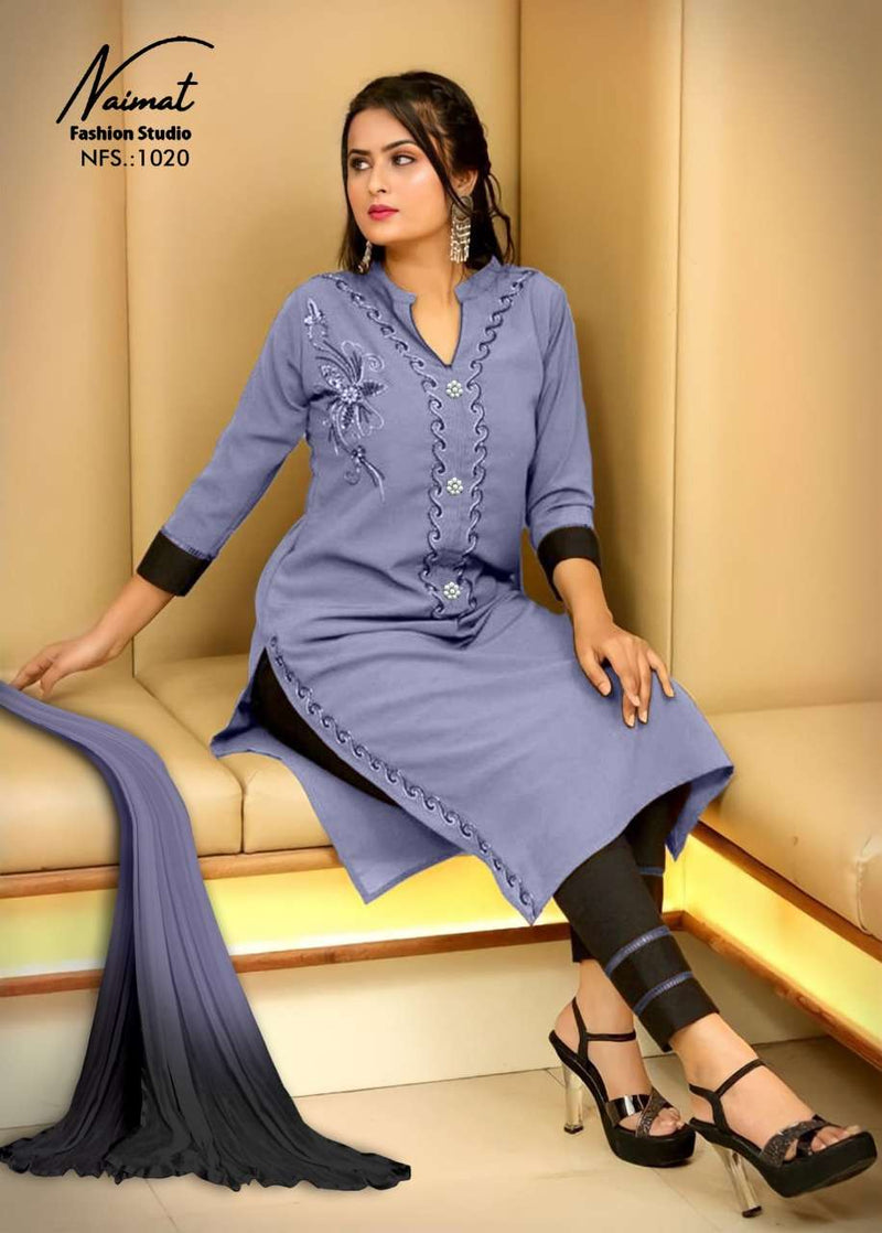 Naimat fashion Studio Dno 1020 Georgette Stylish Designer Pakistani Style Kurti
