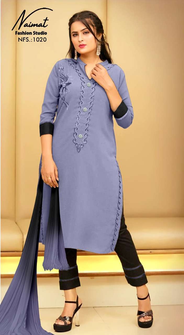 Naimat fashion Studio Dno 1020 Georgette Stylish Designer Pakistani Style Kurti