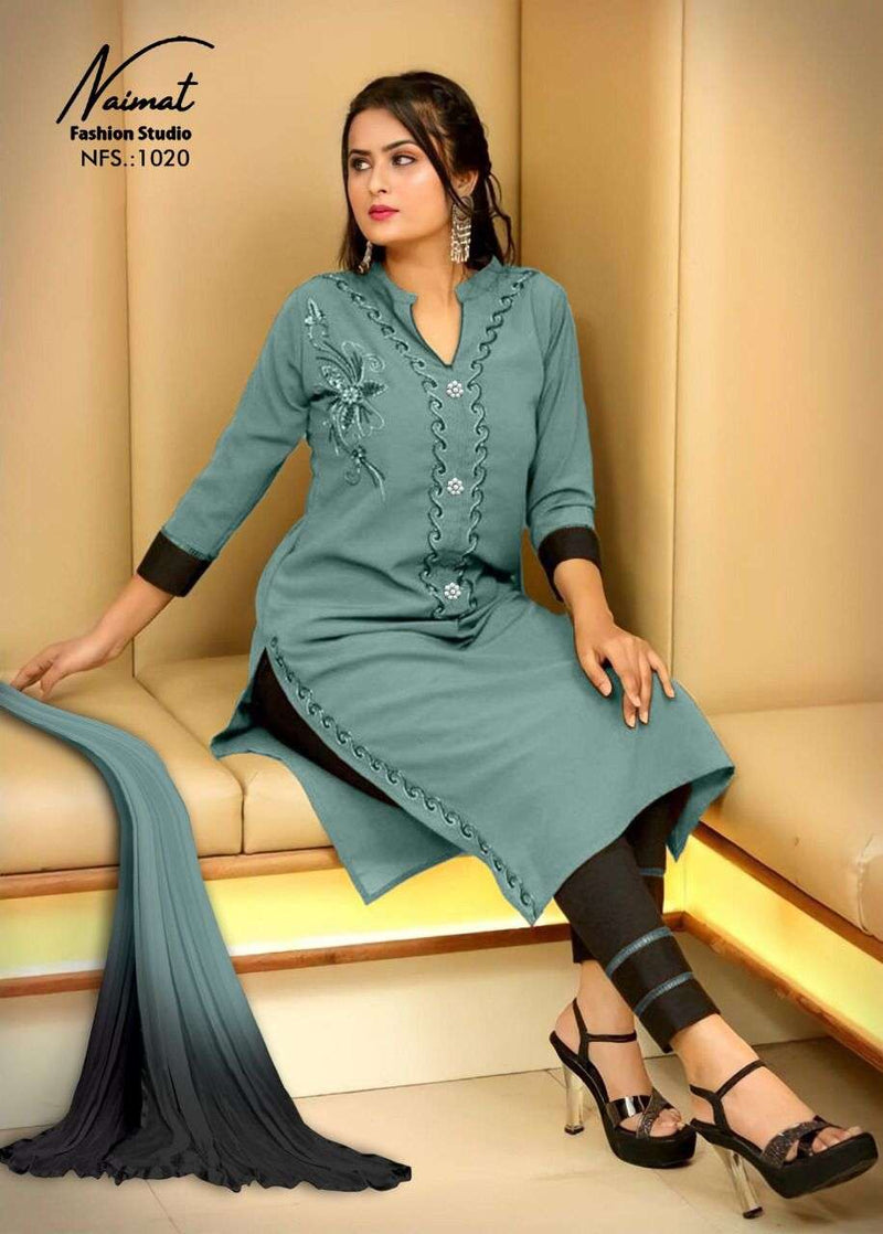 Naimat fashion Studio Dno 1020 Georgette Stylish Designer Pakistani Style Kurti