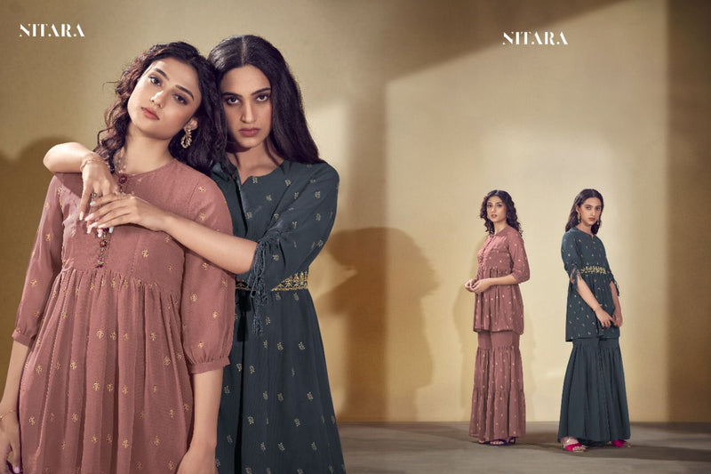 Nitra Ghazal Georgette Stylish Designer Party Wear Kurti