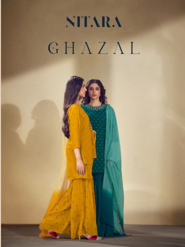 Nitra Ghazal Georgette Stylish Designer Party Wear Kurti