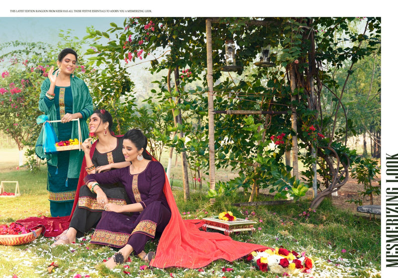 Panch Ratna Aagaman Vol 1Parampara Silk Stylish Designer Casual Wear Salwar Kameez
