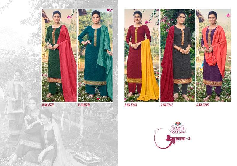 Panch Ratna Aagaman Vol 1Parampara Silk Stylish Designer Casual Wear Salwar Kameez