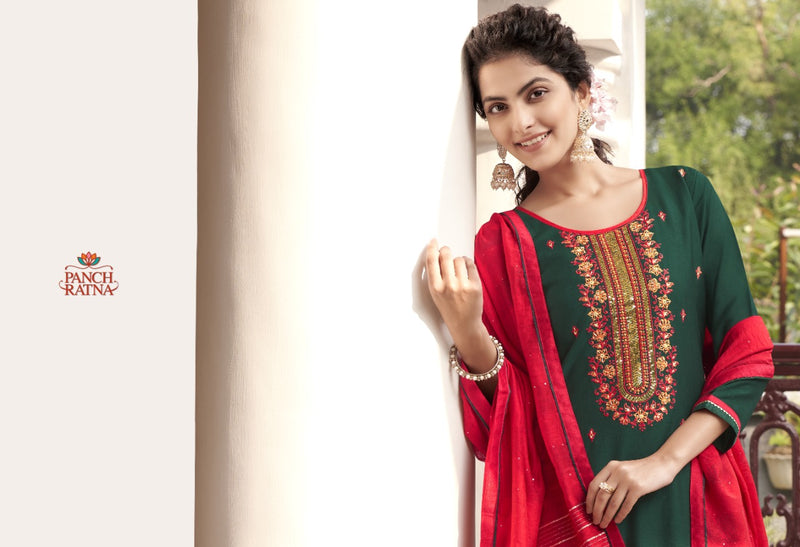 Panch Ratna Angel Parampara Silk Stylish Designer Wear Salwar Kameez