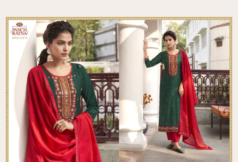 Panch Ratna Angel Parampara Silk Stylish Designer Wear Salwar Kameez