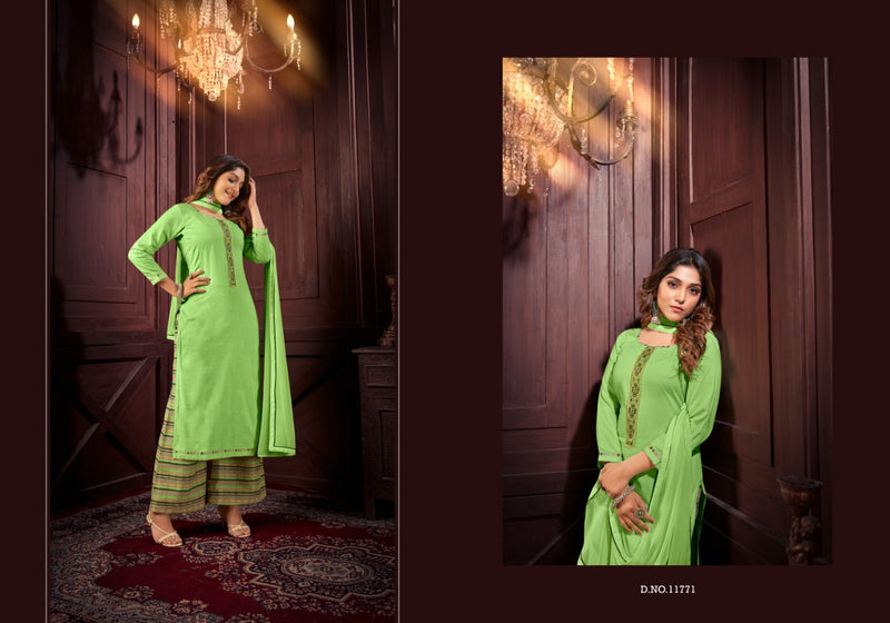 Panch Ratna Gold Star Cotton Casual Stylish Designer Wear Salwar Kameez