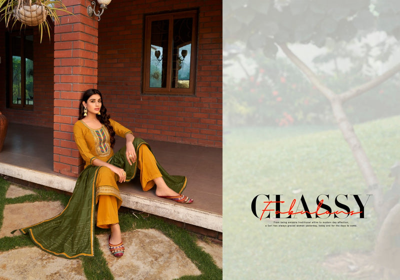 Panch Ratna Kilory Parampara Silk With Fancy Work Stylish Designer Party Wear Casual Wear Salwar Suit