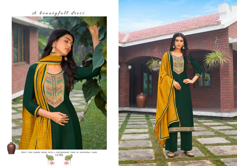 Panch Ratna Kilory Parampara Silk With Fancy Work Stylish Designer Party Wear Casual Wear Salwar Suit