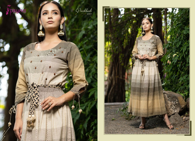 Payna Pankhudi Vol 4 With Balt  Cotton Stylish Designer Casual Wear Kurti