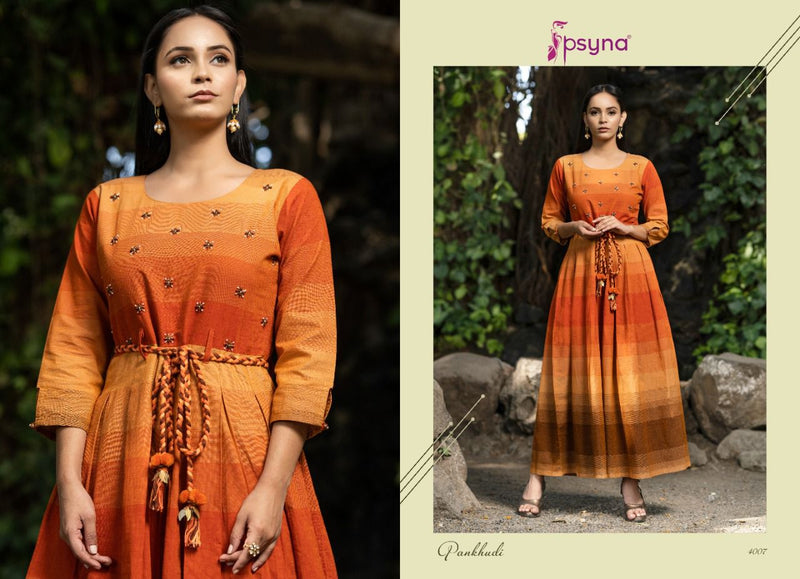 Payna Pankhudi Vol 4 With Balt  Cotton Stylish Designer Casual Wear Kurti