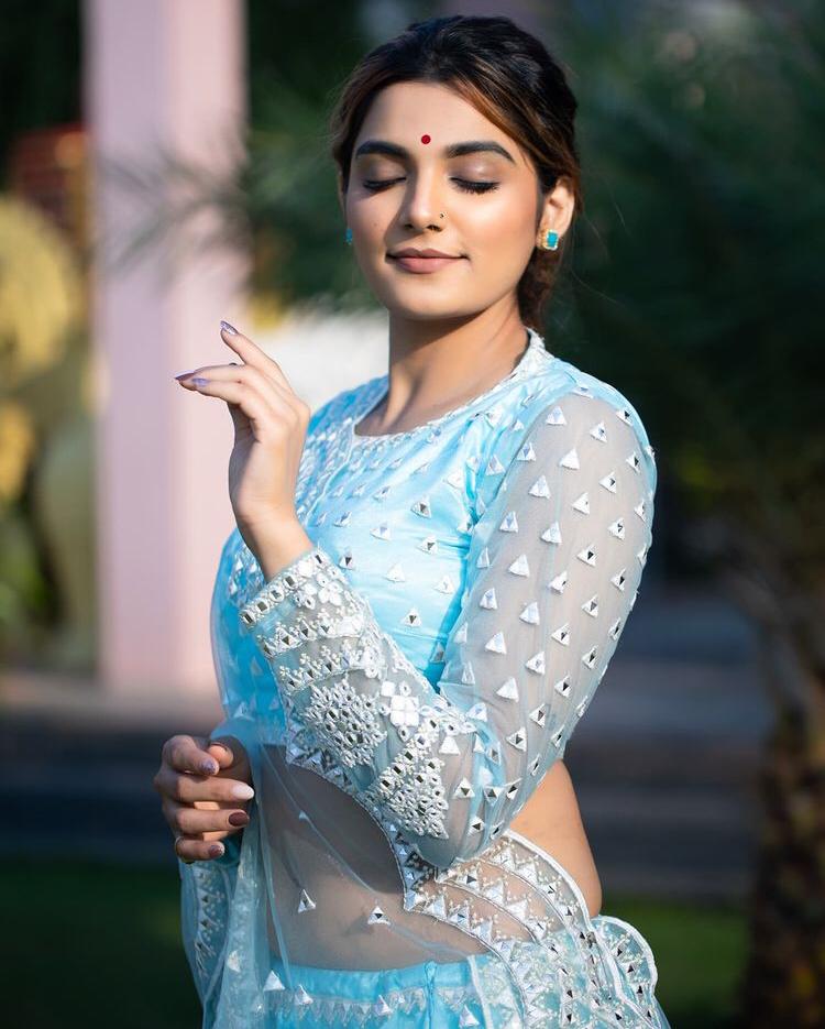 Rajgharana Dno 1017 Georgette With Heavy Embroidery Stylish Designer Indo Western Lehanga