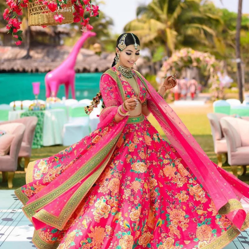 Rajgharana Dno 120 Banglori Satin With Heavy Embroidery Stylish Designer Indo Western Lehanga