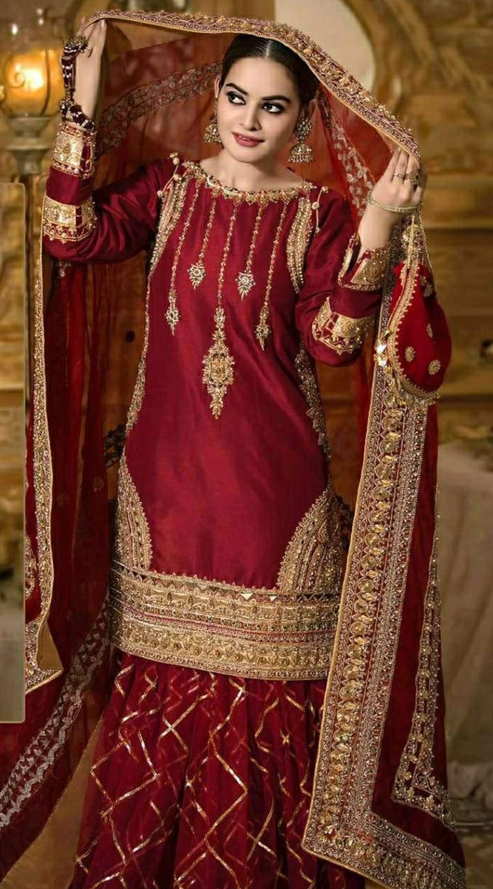 Ramsha R 381 A  Fox Georgeete Stylish Designer Salwar Kameez