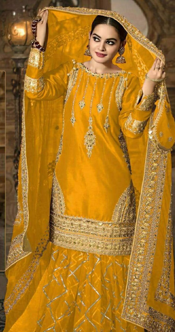 Ramsha R 381 Fox Georgeete Designer Salwar Kameez