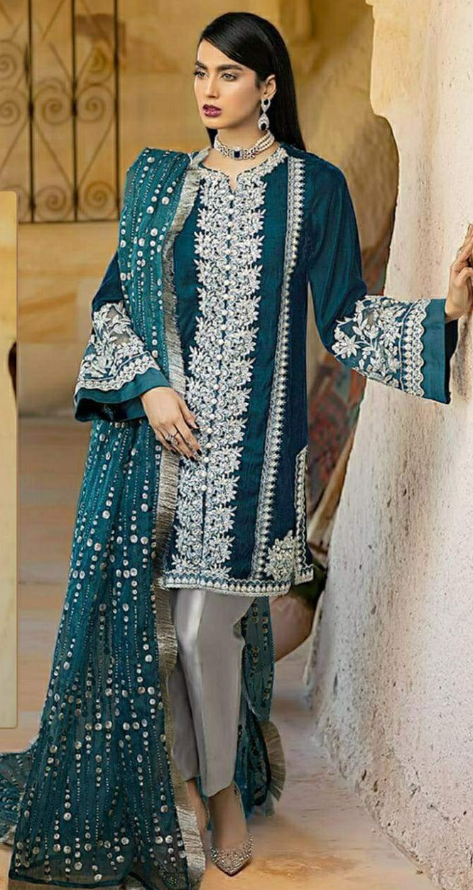Ramsha R 384 B Fox Georgeete Designer Salwar Kameez