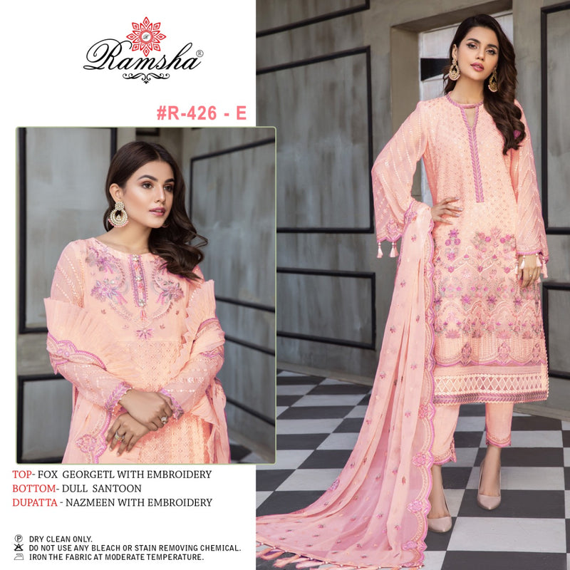 Ramsha R 426 E Georgette Stylish Designer Party Wear Salwar Kameez