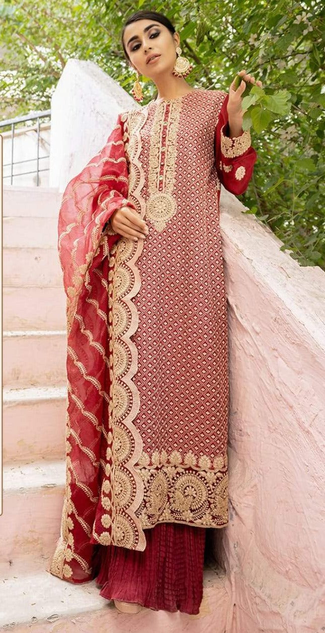 Ramsha R 362 Georgget Stylish Designer Salwar Kameez