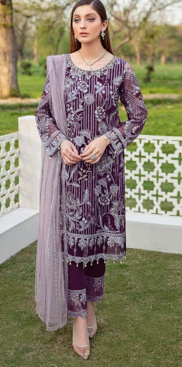 Ramsha R 363 Georgget Casual Wear Salwar Kameez