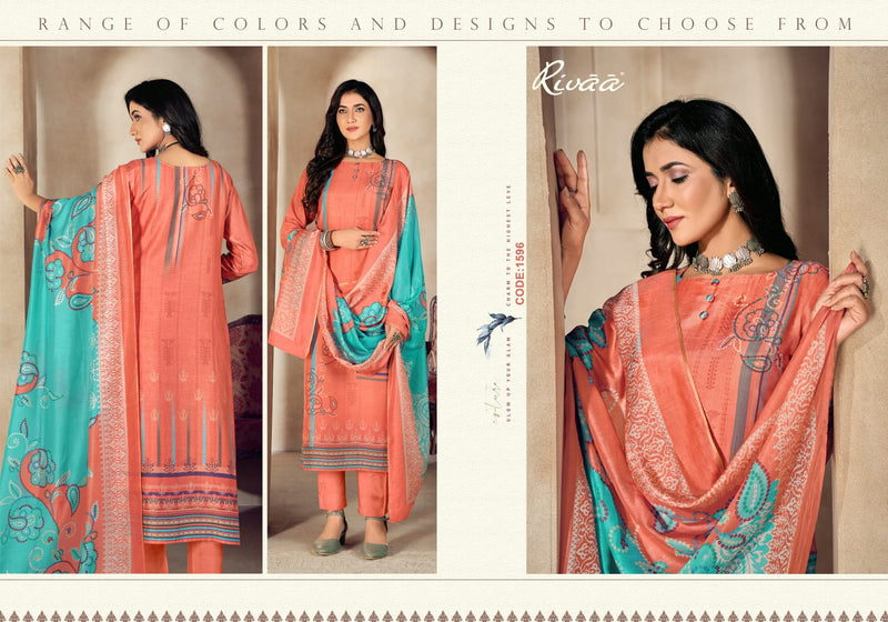 Rivaa Kanaklata Mulberry Silk Stylish Designer Wear Salwar Kameez