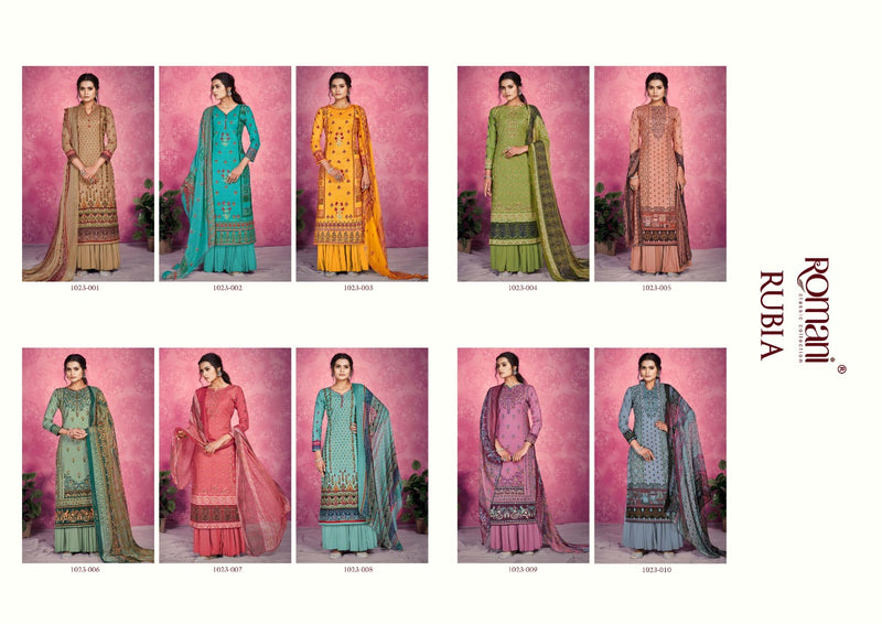 Romani Rubia Cambric Cotton Stylish Designer Casual Wear Salwar Kameez