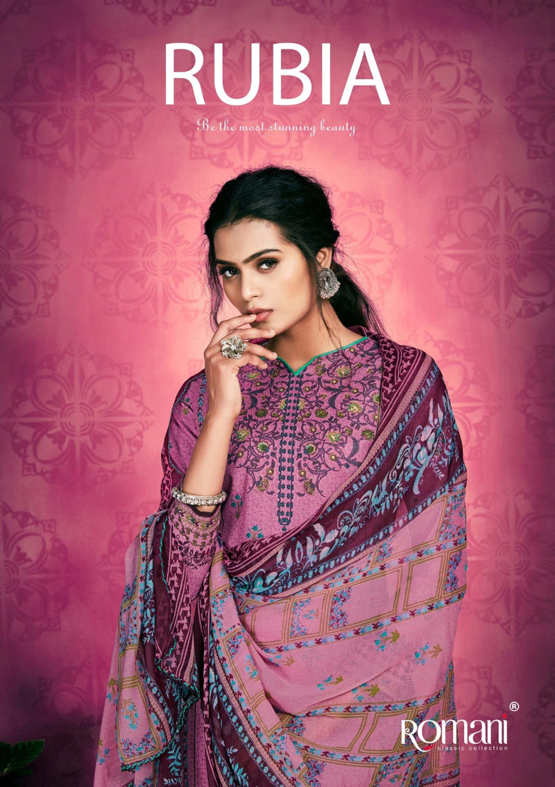 Romani Rubia Cambric Cotton Stylish Designer Casual Wear Salwar Kameez