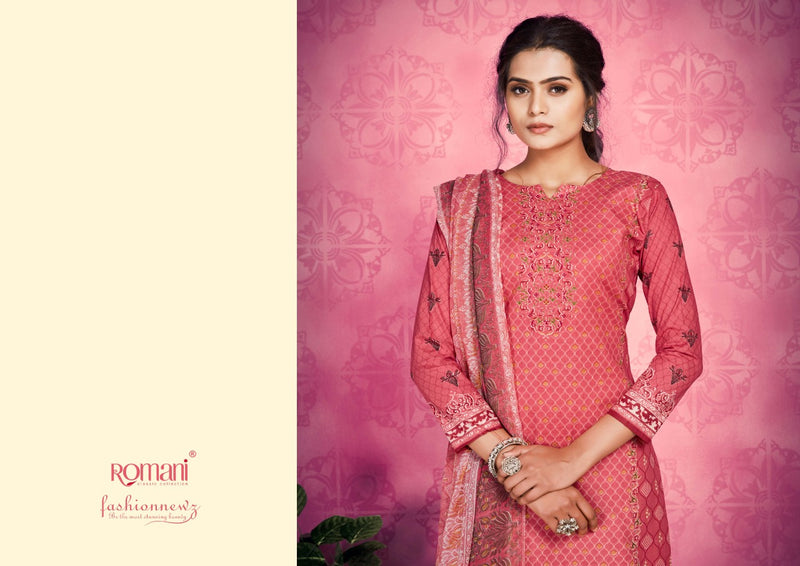 Romani Rubia Cambric Cotton Stylish Designer Casual Wear Salwar Kameez