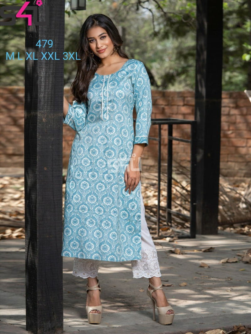 S4u Shivali Dno 479 Fancy Stylish Designer Casual Wear Kurti