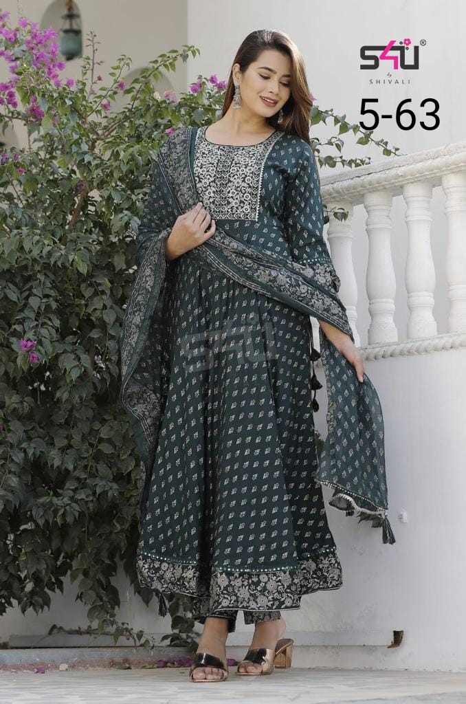 S4u Shivali Dno 63 Fancy Attractive Stylish Designer Party Wear Casual Look Fancy Kurti