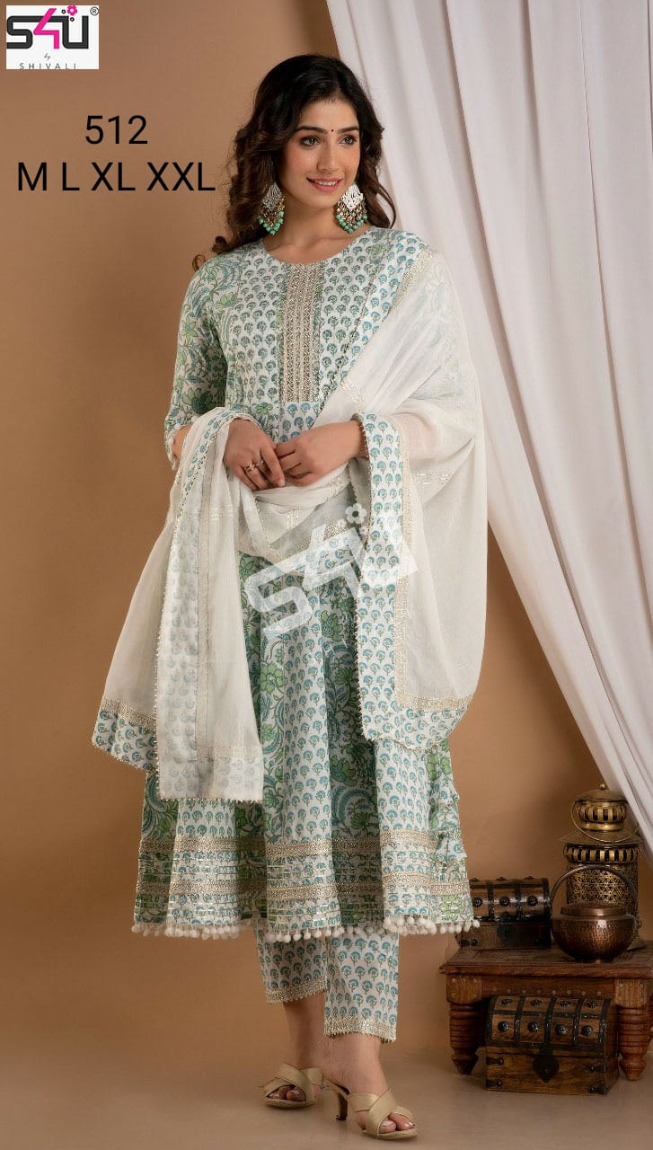 S4u Shivali Dno 512 Fancy Stylish Designer Gorgeous Look Long Kurti