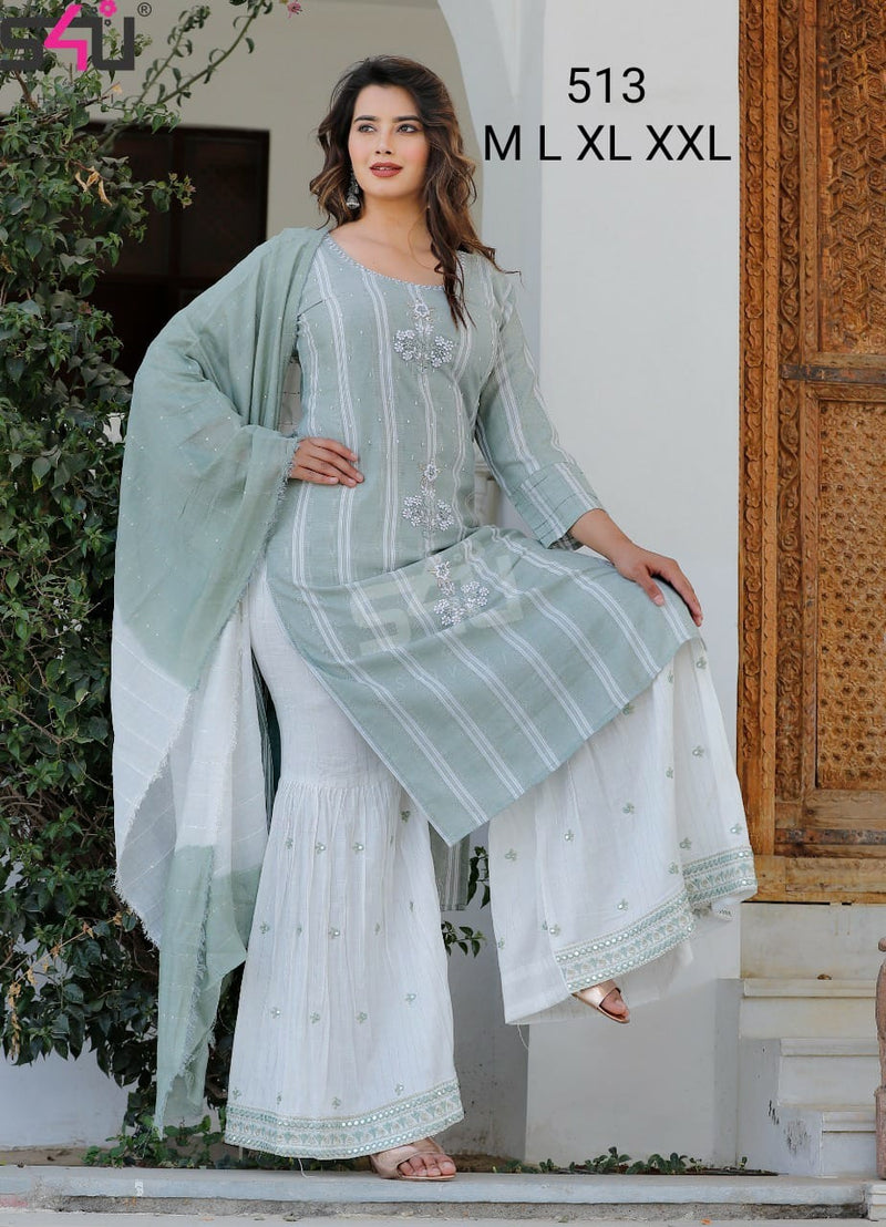 S4u Shivali Dno 513 Fancy Stylish Designer Casual Wear Decent Look Kurti