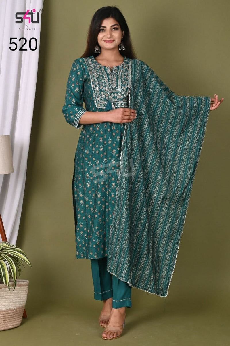 S4u Shivali Dno 520 Fancy Stylish Designer Party Wear Kurti