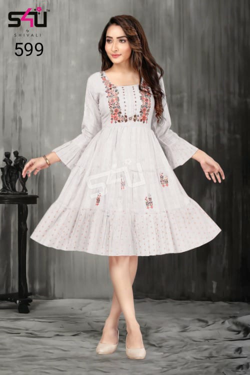 S4u Shivali Dno 599 Fancy Stylish Designer Classic Look Kurti
