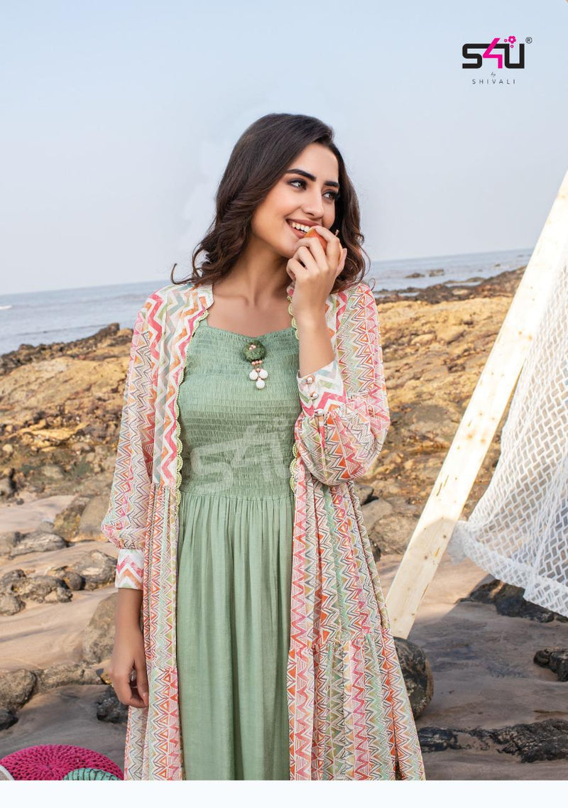 S4u Shivali Hello Jacket Vol 06 Fancy Stylish Designer Western Look Kurti