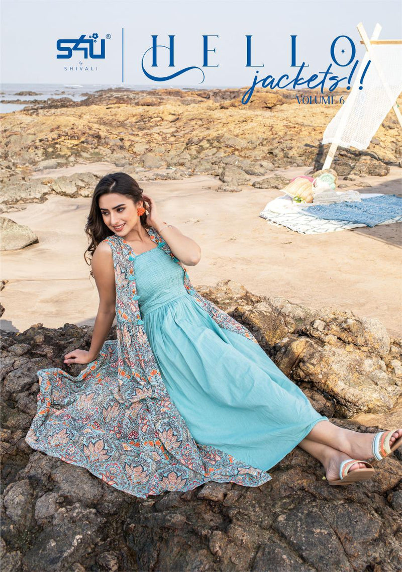 S4u Shivali Hello Jacket Vol 06 Fancy Stylish Designer Western Look Kurti
