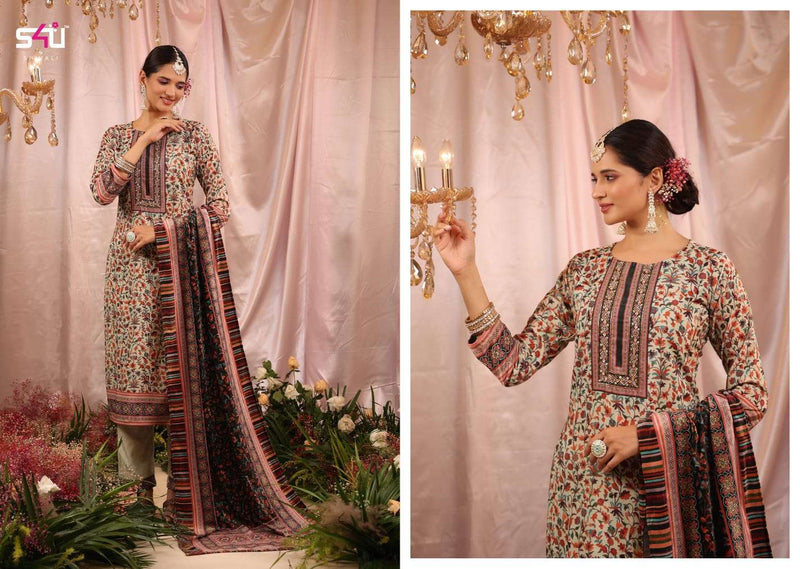 S4u Shivali Noor Velvet With Beautiful Fancy Work Stylish Designer Party wear Fancy Kurti