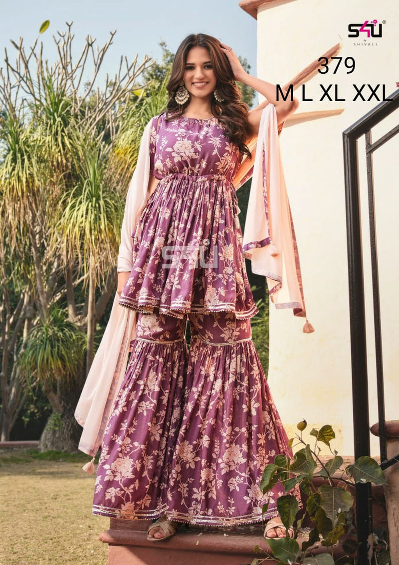 S4u Shivali Dno 379 Fancy Stylish Designer Wear Kurti