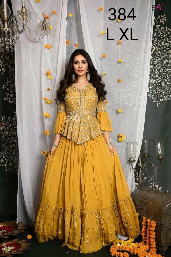 S4u Shivali Dno 384 Fancy Stylish Designer Party Wear Indo Western