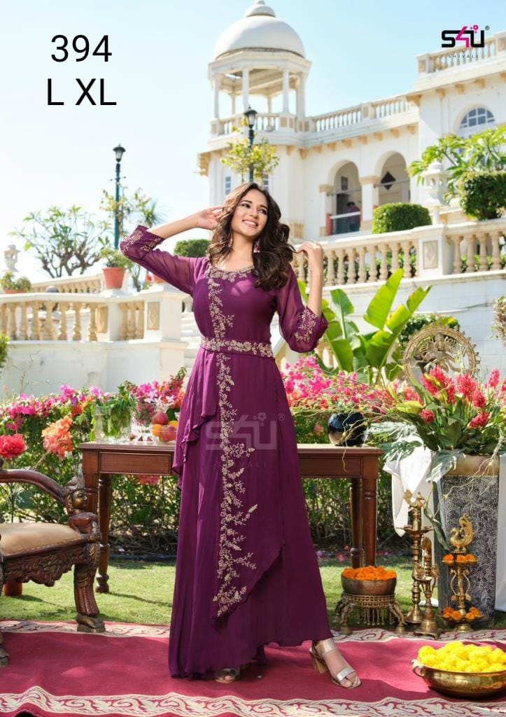 S4u Shivali Dno 394 Fancy Stylish Designer Party Wear Indo Western