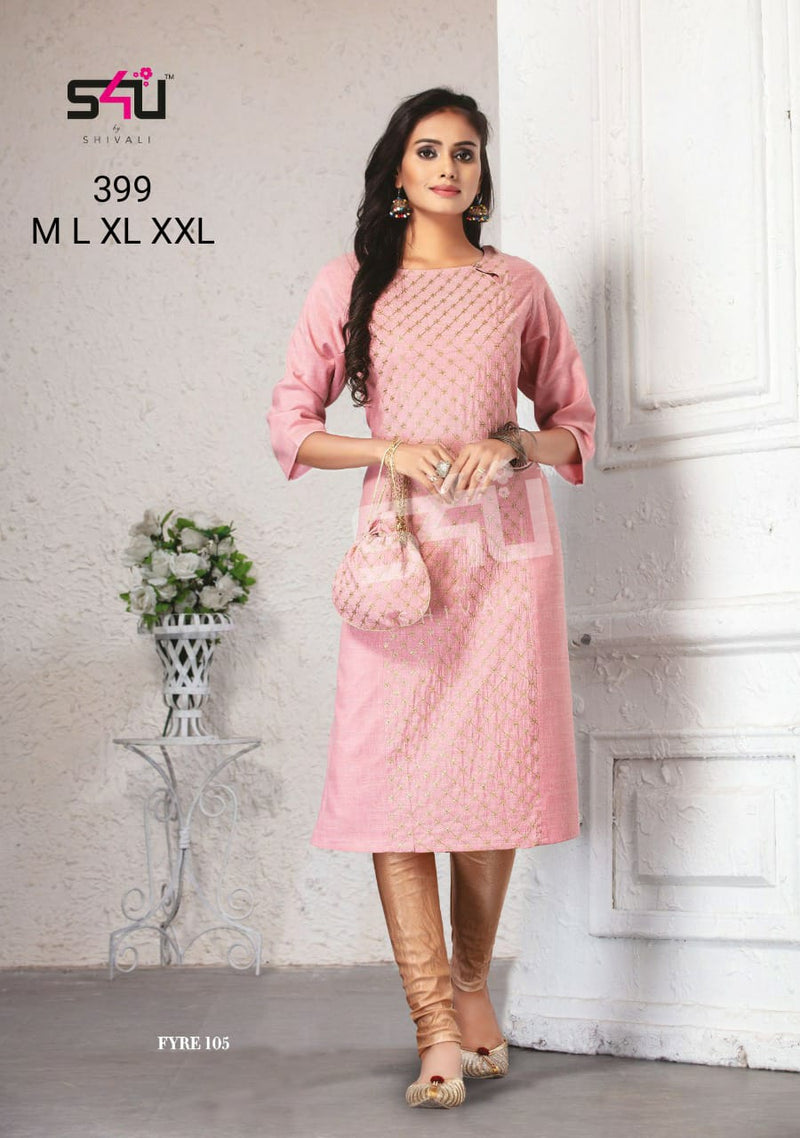 S4u Shivali Dno 399 Fancy Stylish Designer Wear Kurti