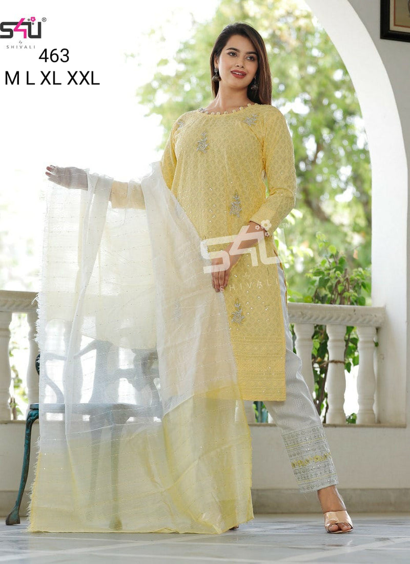 S4u Shivali Dno 463 Fancy Stylish Designer Casual Wear Kurti