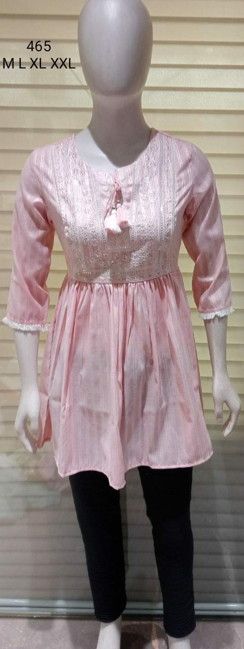 S4u Shivali Dno 465 Fancy Stylish Designer Casual Wear Short Kurti