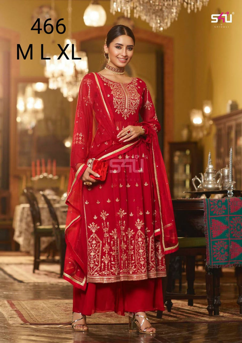S4u Shivali Dno 466 Fancy Stylish Designer Festival Look Top With Bottom Dupatta