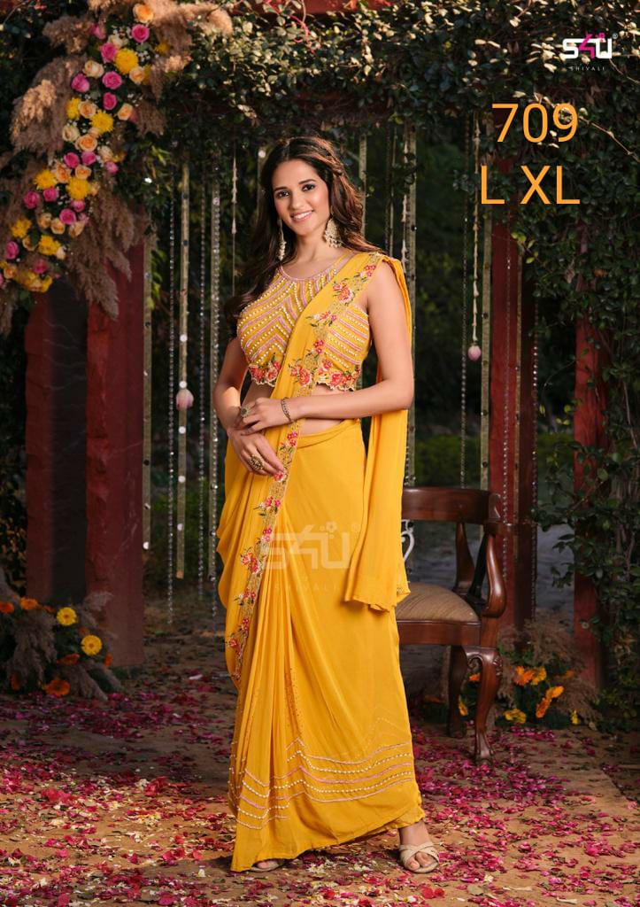 S4u Shivali Dno 709 Fancy Stylish Designer Party Wear Indo Weatern
