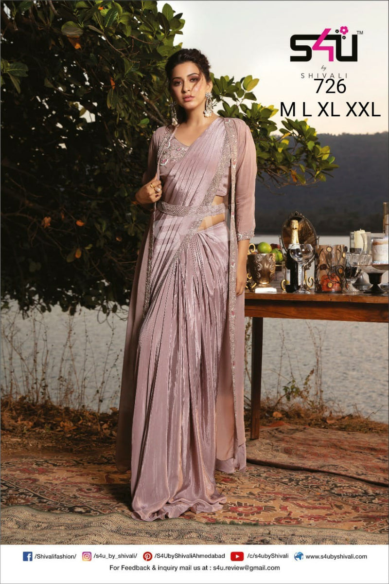 S4u Shivali Dno 728 Fancy Stylish Designer Party Wear Indo Western