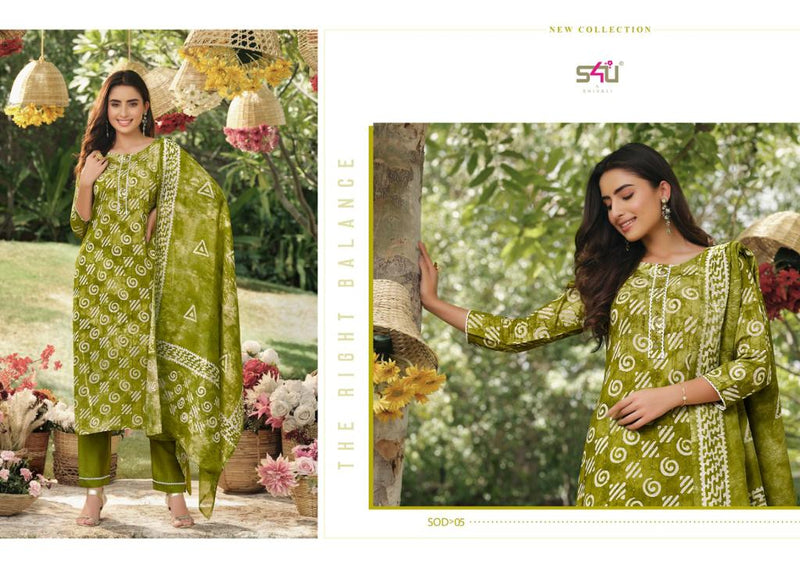 S4u shivali Shades Of Dupatta Viscose chanderi Stylish Designer New Modern Style Casual Kurti